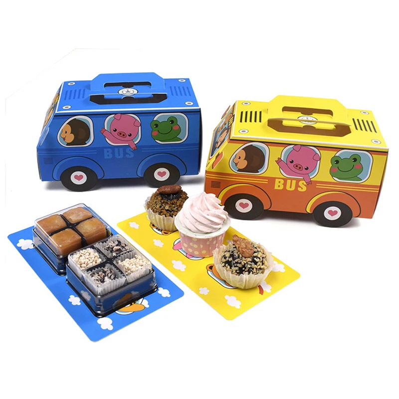 Food Snacks For Party - 6PCS Gift Box Packaging Handle Cake