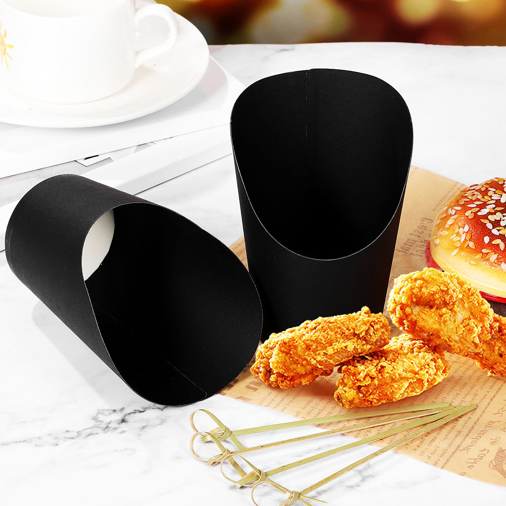 Food Snacks For Party - 50Pcs French Fries Holder Cups Paper