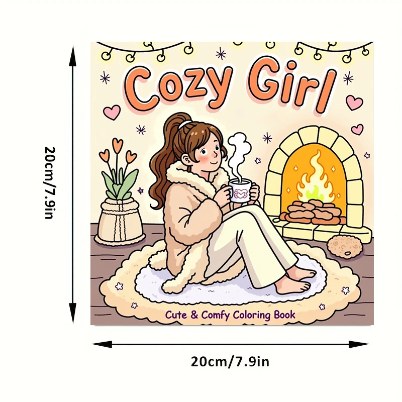 28 Pages Cozy Girls's Day Colo - Food And Snacks Coloring Book review and price