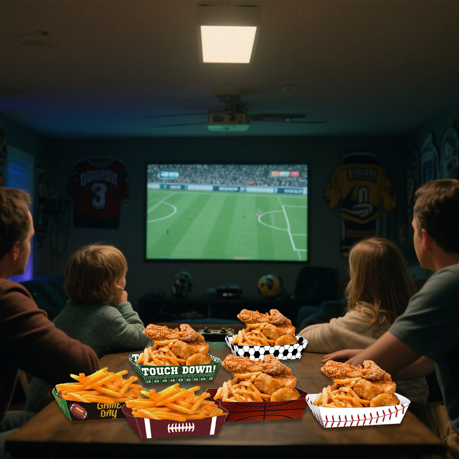 Sport Ball Food Tray Theme Par - Food Snacks For Party review and price