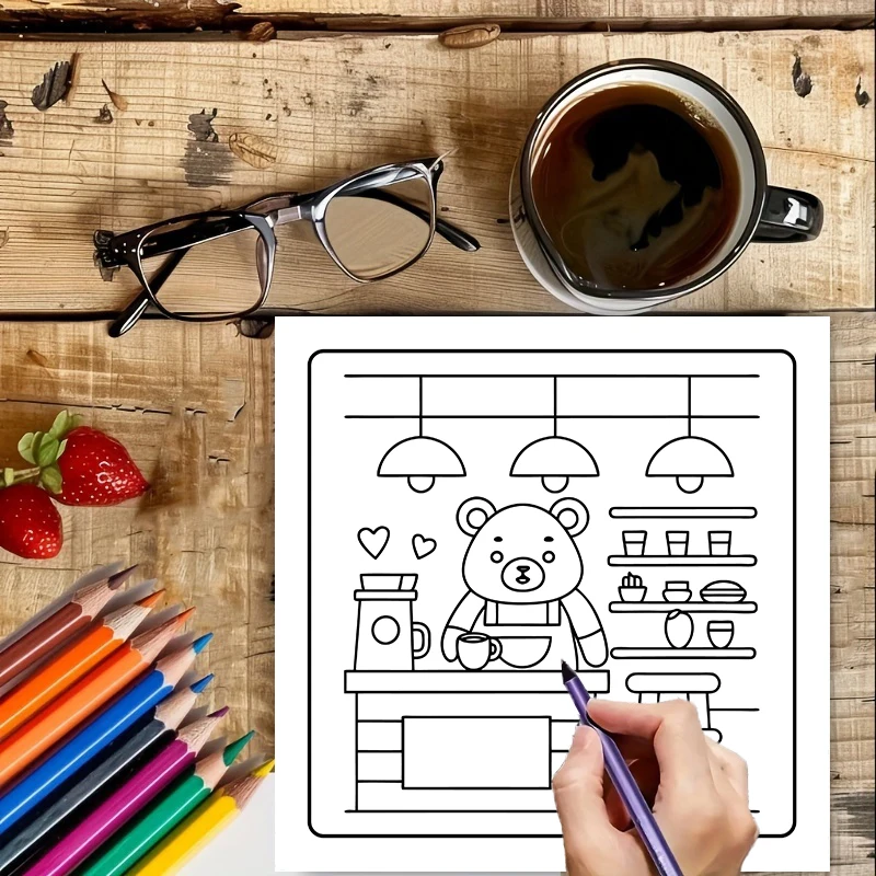 Coloring Book Coffee Lovers fo - Food And Snacks Coloring Book review and price