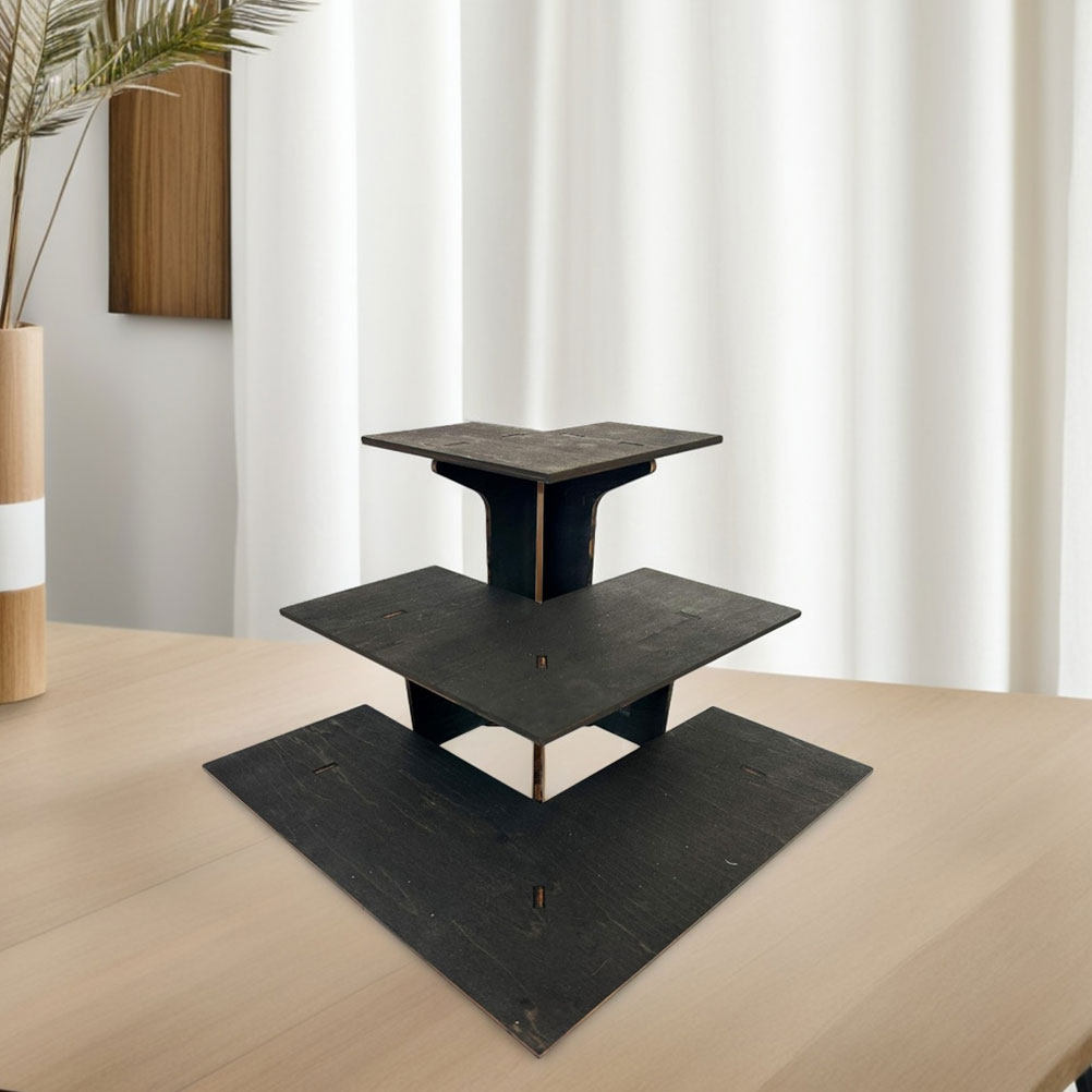1Set Wooden 3 Tier Retail Disp - Food Snacks Corner review and price