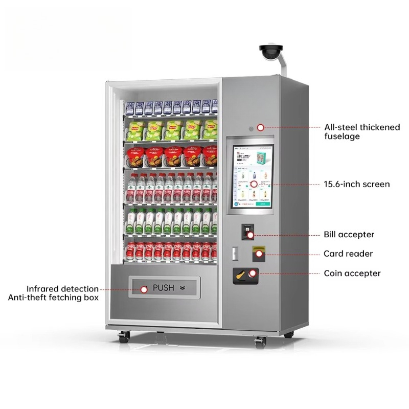 Customized Unattended Smart Sn - Food Snacks Vending Machine review and price