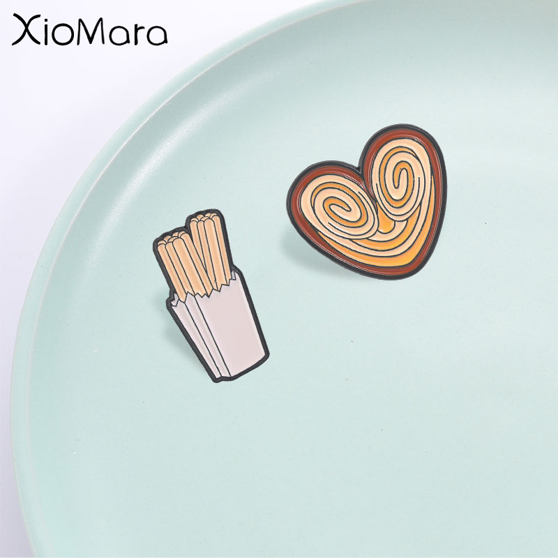 Funny Snack Enamel Pin, Churro - Zinc Food Snacks review and price
