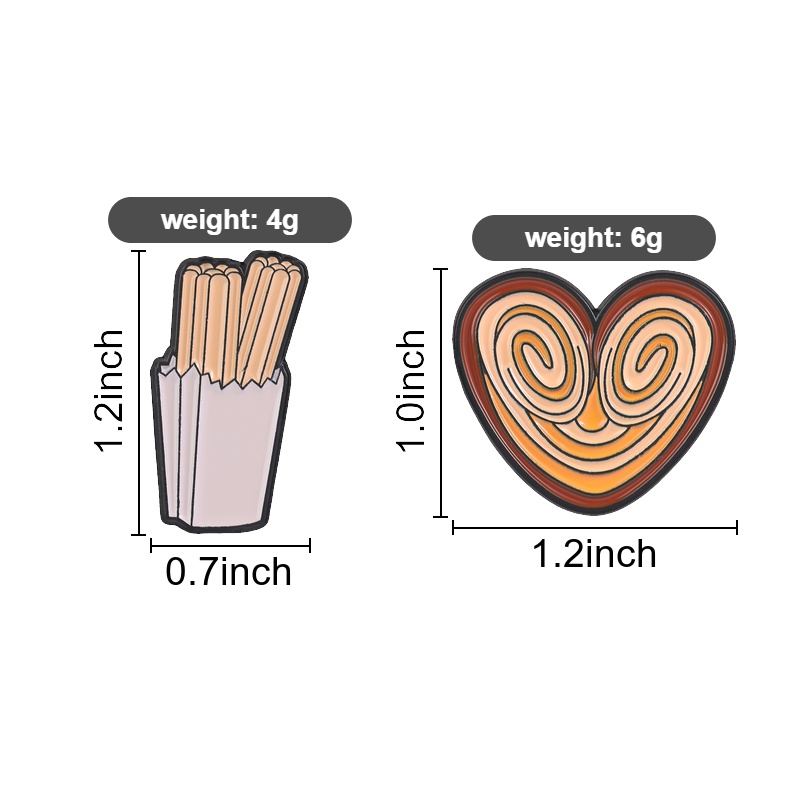 Funny Snack Enamel Pin, Churro - Zinc Food Snacks review and price